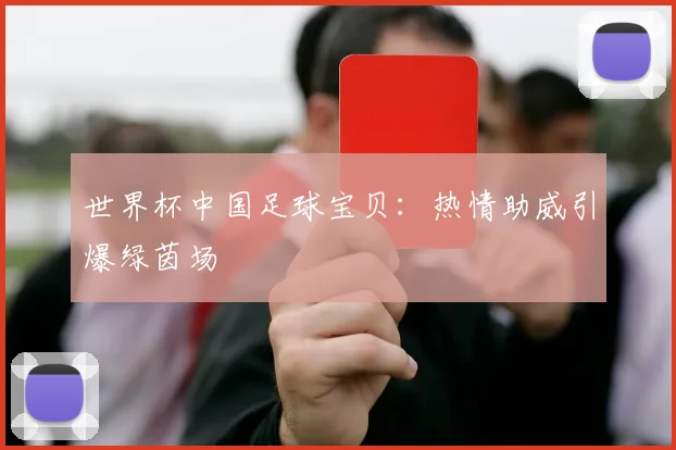 世界杯中国足球宝贝：热情助威引爆绿茵场